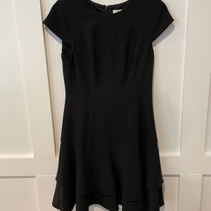 Eliza J Cap Sleeve Tiered Drop Waist A-line Dress